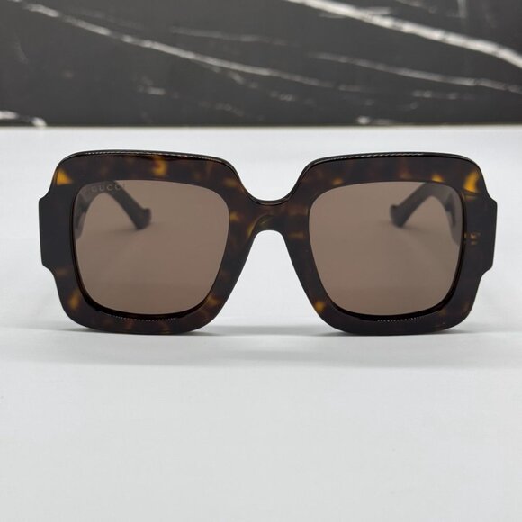 NEW GG1547S 002 GUCCI HAVANA WOMEN GUCCI SUNGLASSES - Picture 5 of 12